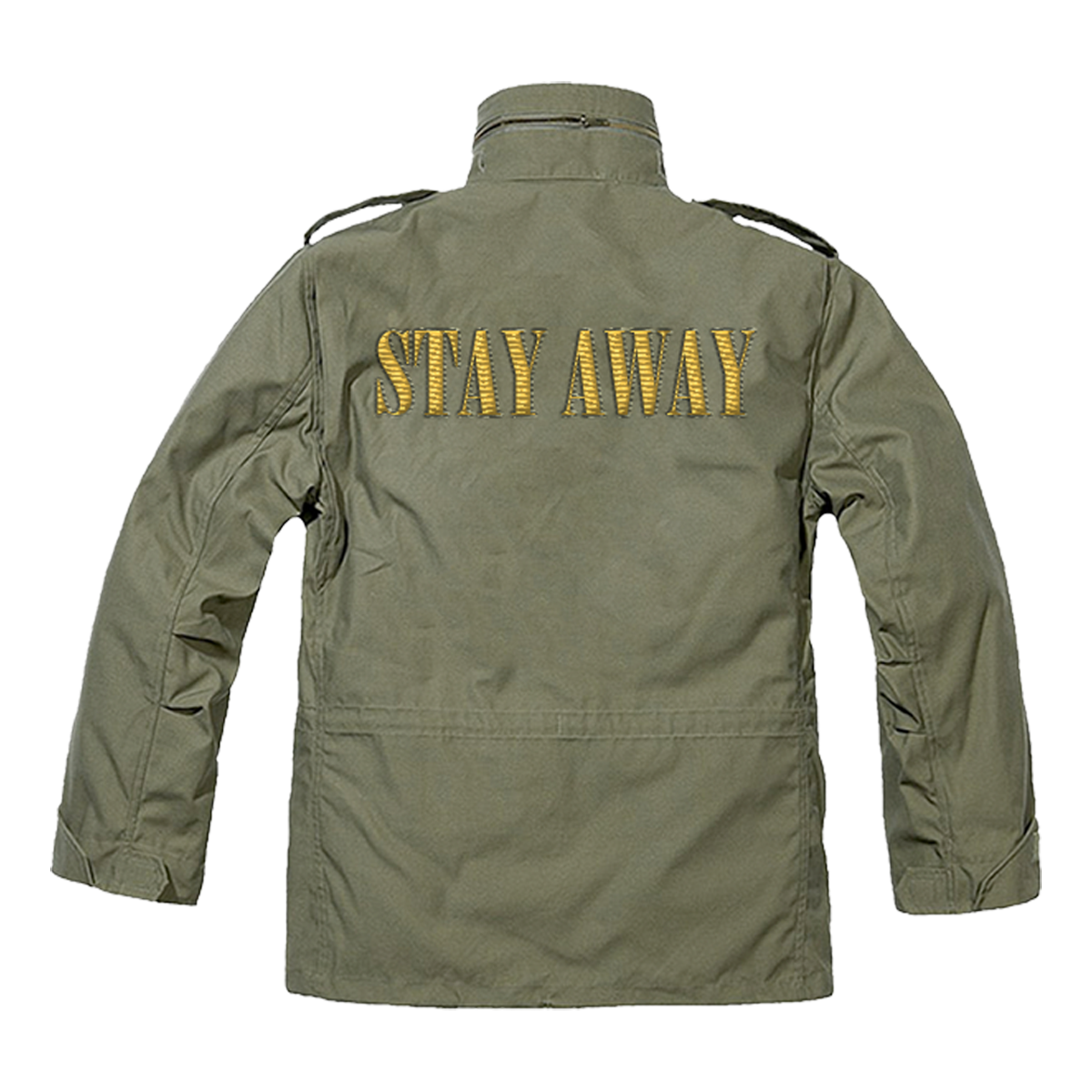 Stay Away Olive Military Jacket – Nirvana Official Store