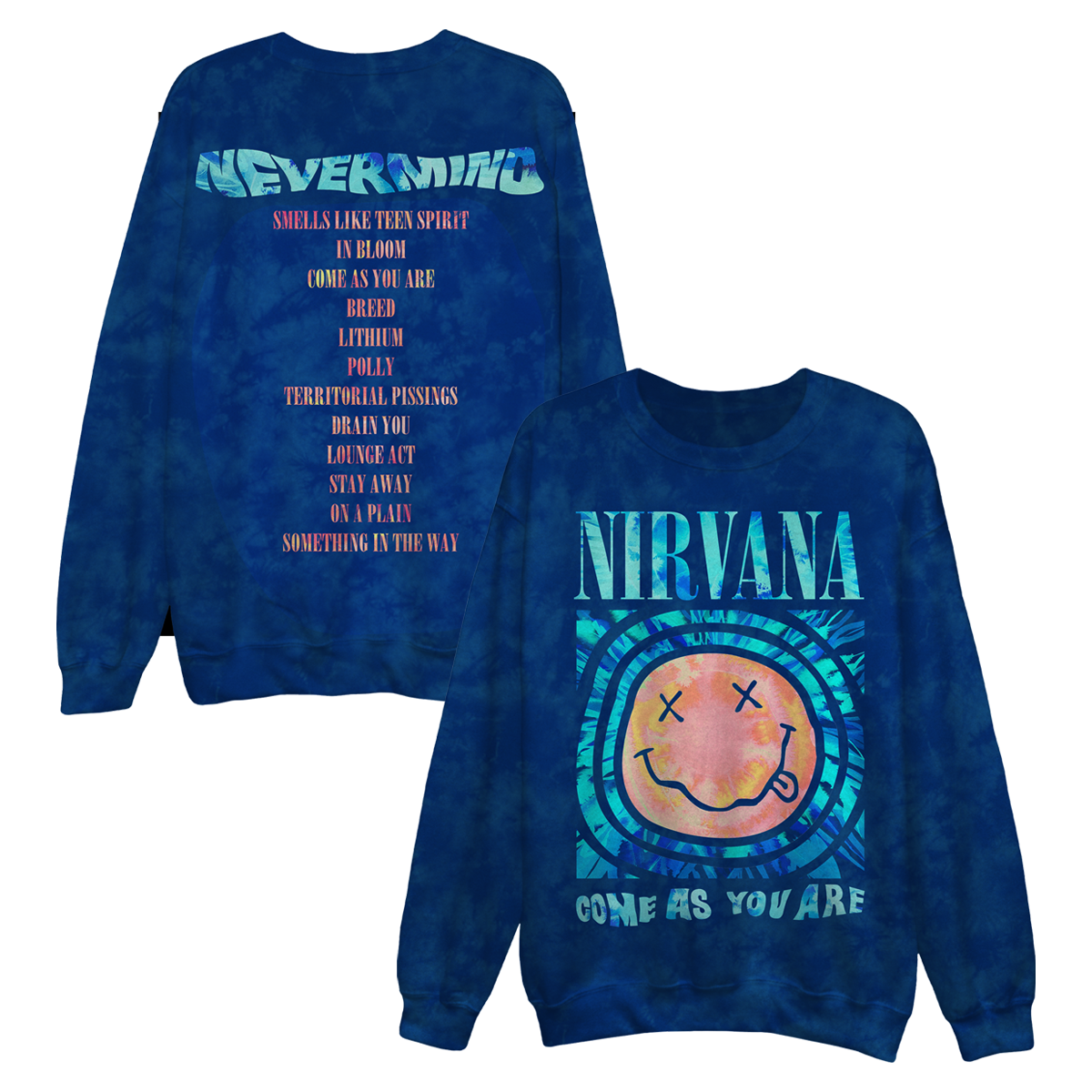 Nirvana Abstract Water Crewneck Sweatshirt 2XL
