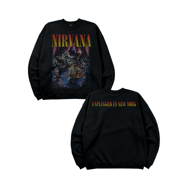 Unplugged in New York 30th Anniversary Crewneck Sweatshirt (Black)