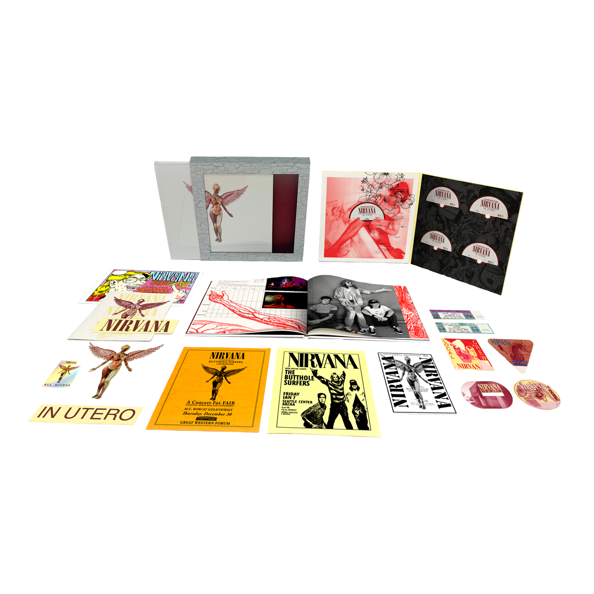 【NIRVANA】IN UTERO (30TH ANNIVERSARY 5CD) In Utero 30th Anniversary 5CD Super Deluxe – Nirvana
