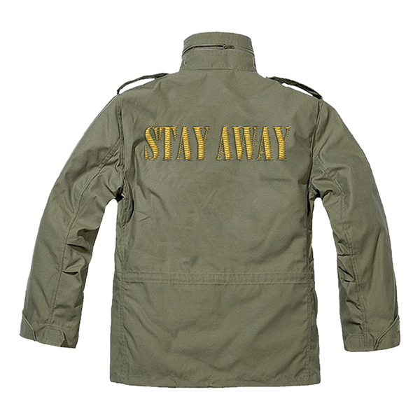 Stay Away Olive Military Jacket