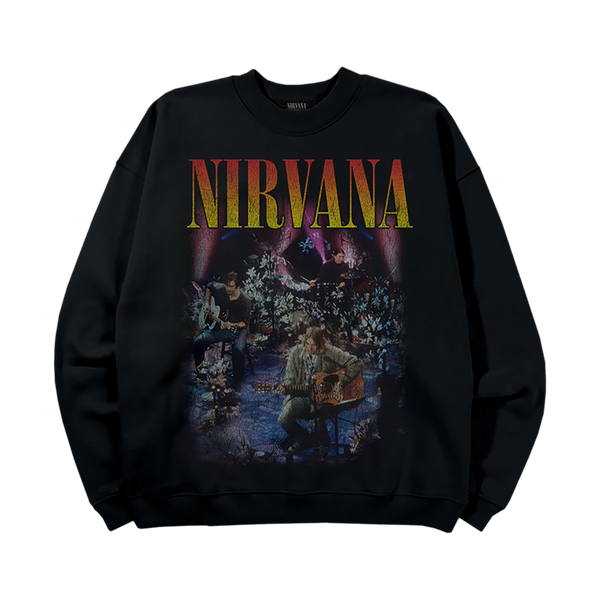 Unplugged in New York Crewneck Sweatshirt (Black) – Nirvana