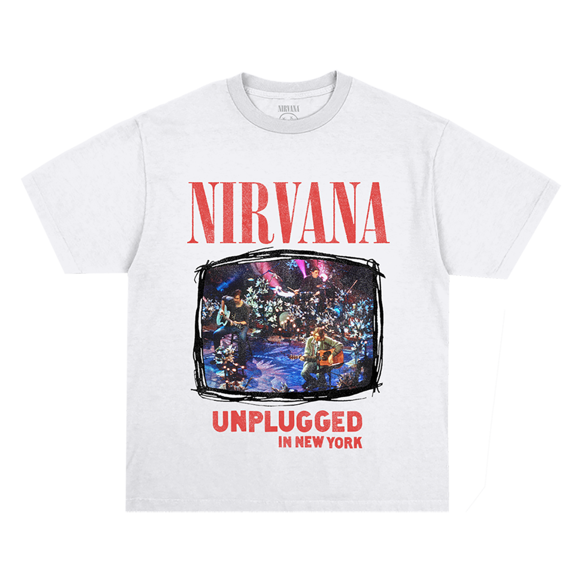 Unplugged in New York Flower Tee – Nirvana Official Store