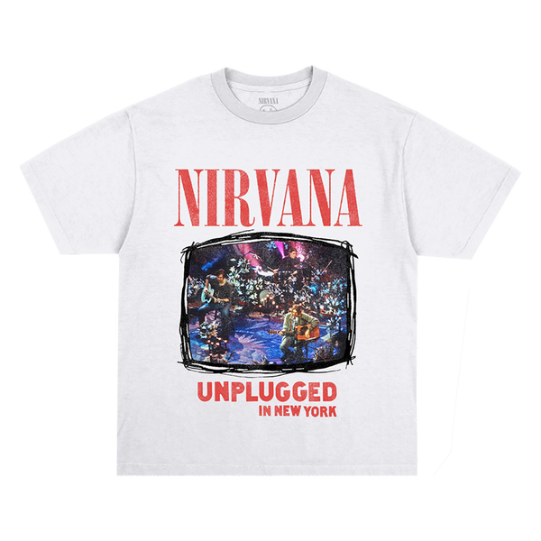 Unplugged in New York Flower Tee – Nirvana Official Store Unplugged in New York Flower Tee – Nirvana Official Store