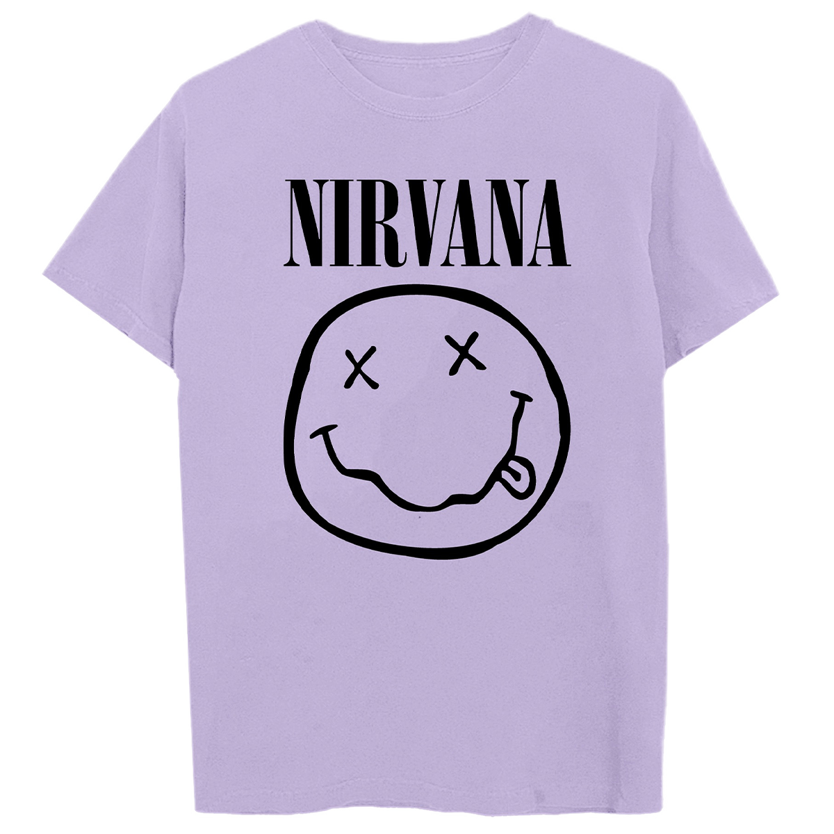 Nirvana Smile Tie Dye Pullover Unisex Long Sleeve Black