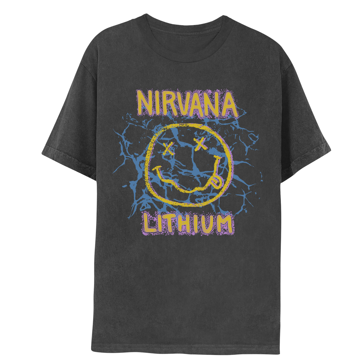 【公式】NIRVANA リチウム スマイリー Tシャツ Mサイズ ニルヴァーナ Lithium Smiley Tee – Nirvana Official Store