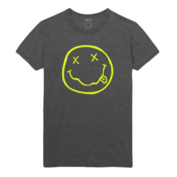 Grey nirvana best sale t shirt