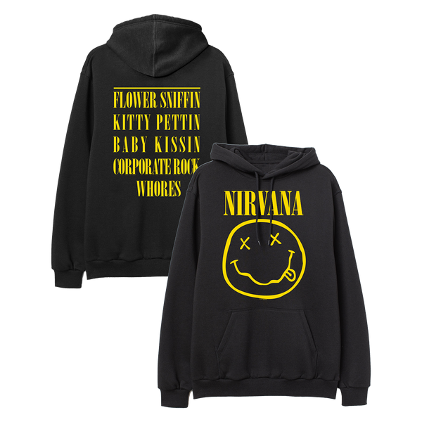Smiley Hoodie Nirvana Official Store