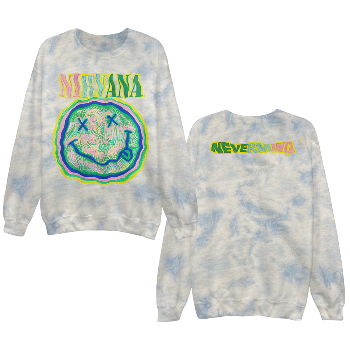 Tie dye nirvana hoodie hotsell