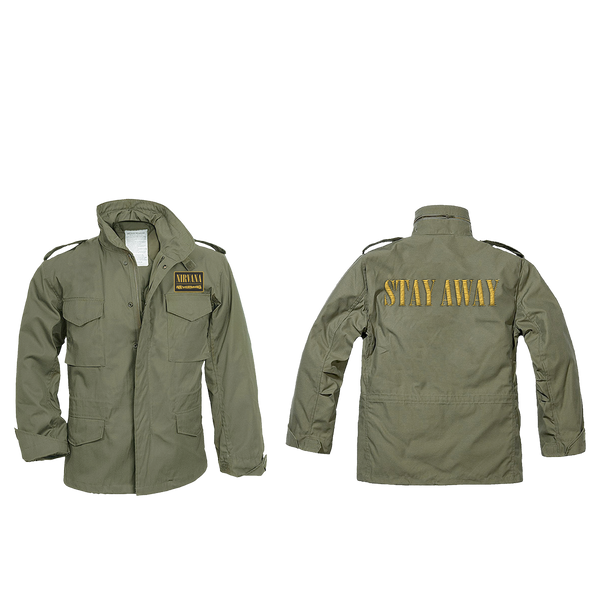 Stay Away Olive Military Jacket