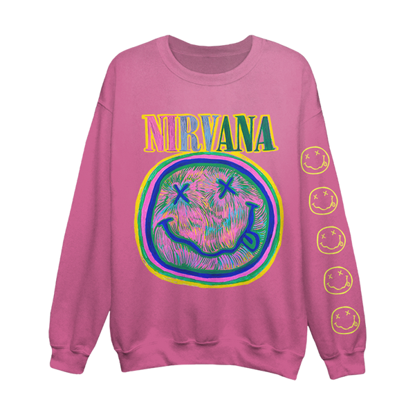 Spiral Smiley Crewneck Sweatshirt