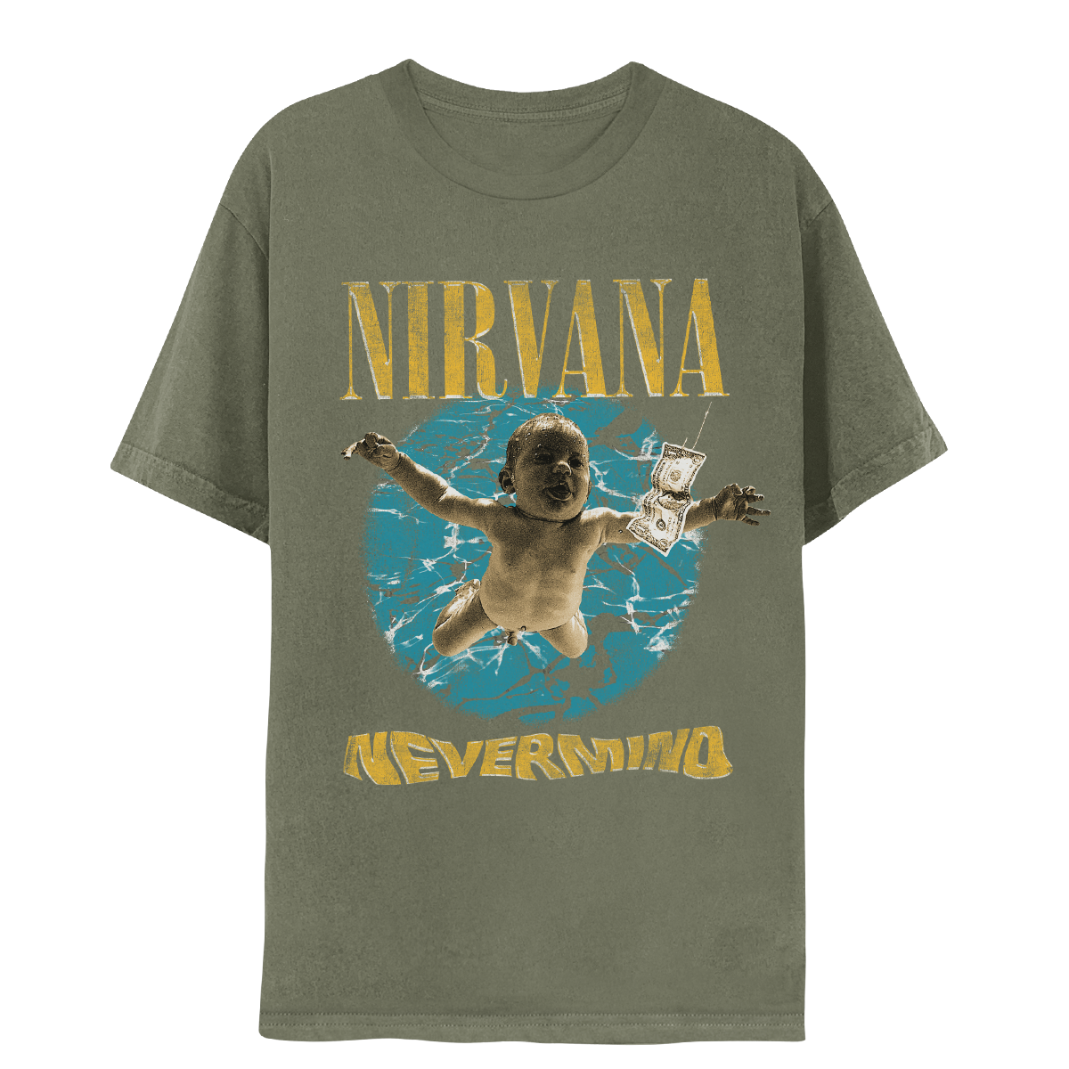 Nirvana t shirt official best sale