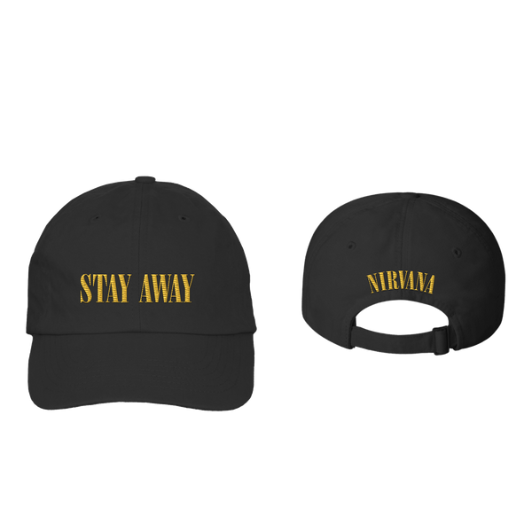 Stay Away Logo Hat Black