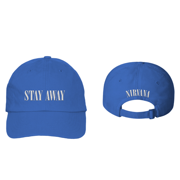 Stay Away Logo Hat Blue